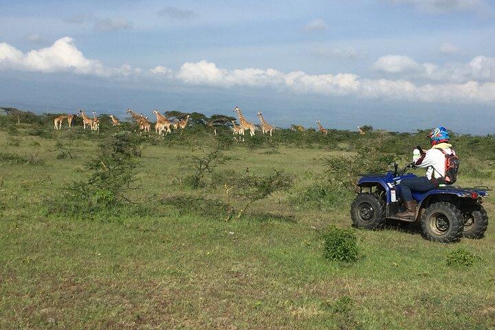 7 days off-road motorbike wildlife tour from Central Kenya to Mount Kilimanjaro