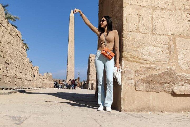 Privat Luxor Day Tour med rundflyvning fra Cairo / Giza hotel