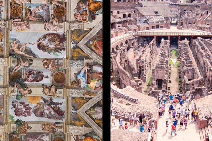 1 - Día Roma : Tour Vaticano y Coliseo con Transporte