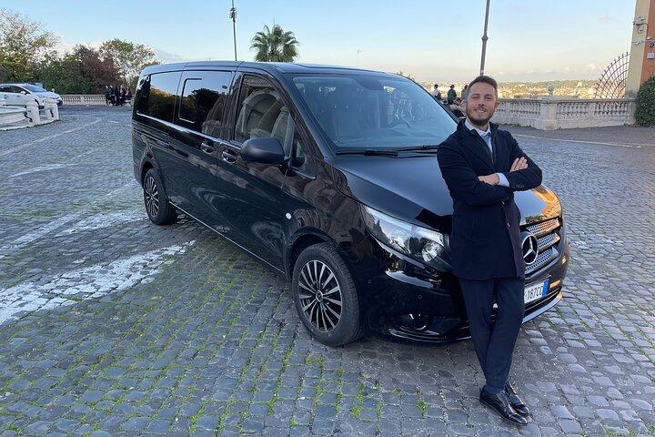 Transfert privé de Rome Fiumicino au port de Civitavecchia et vice versa