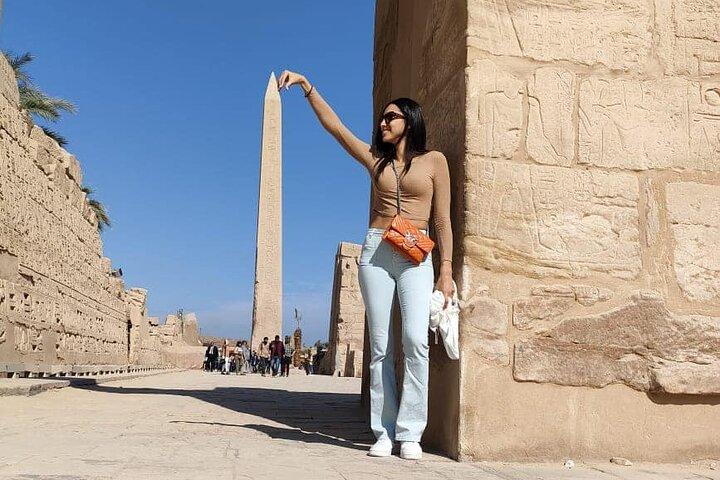 Privétour van een hele dag naar de oost- en westoever van Luxor met koetspaard