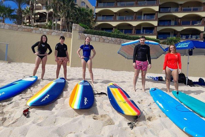 Surf Lessons in CABO with Mexico Surf Champ!