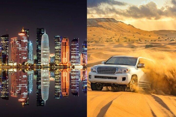 Doha: Combo stadstour en woestijnsafari
