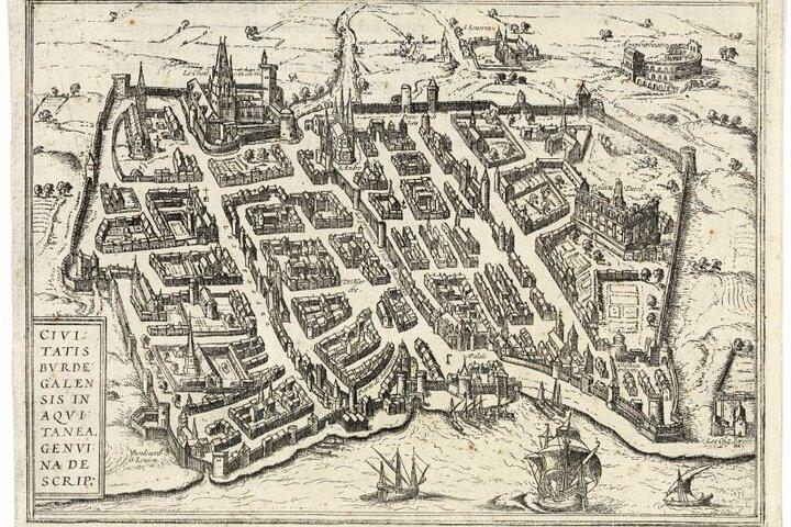 Guidad tur i Bordeaux under medeltiden år 1492