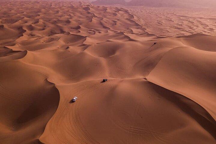 Dubai avondwoestijnsafari en kamp met diner