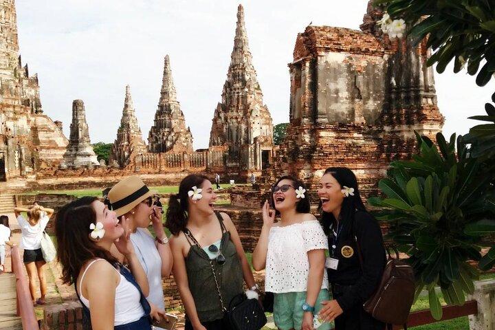 Excursão privada à antiga capital de Ayutthaya, templos e palácio de verão