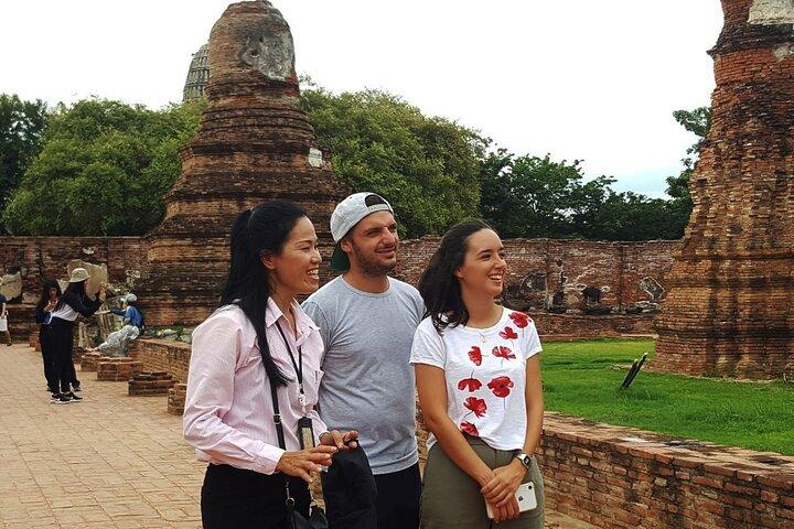 アユタヤ サンセット ボート & ユネスコ寺院 : バンコクからの多言語プライベート ツアー
