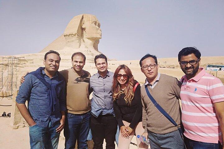 Tour Giza-pyramiderne, sfinxen, frokost, en times quad-cykel, kameltur