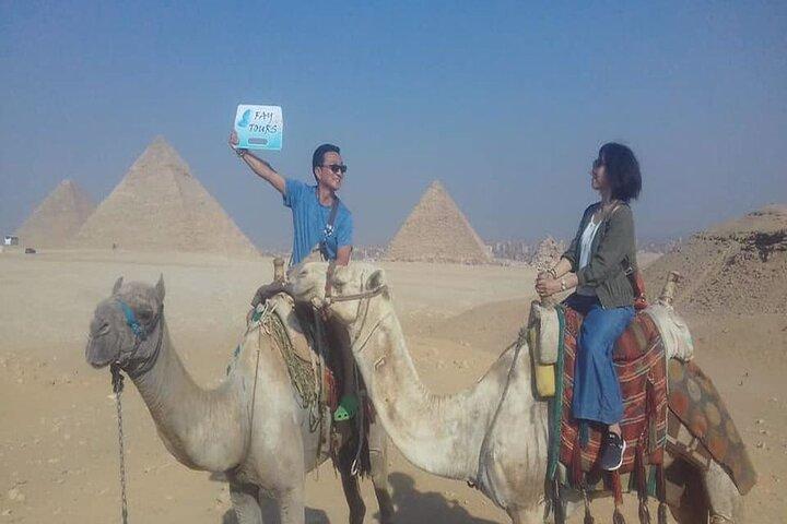 Halvdagstur till Giza-pyramiderna med kameltur