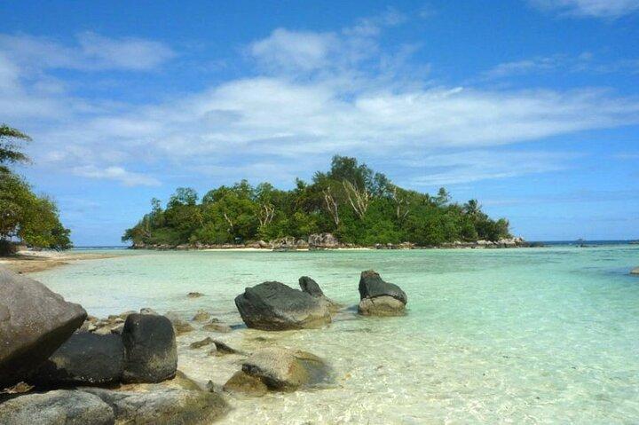 Catamaran to Ile aux Cerfs from Pointe Jerome with transfer
