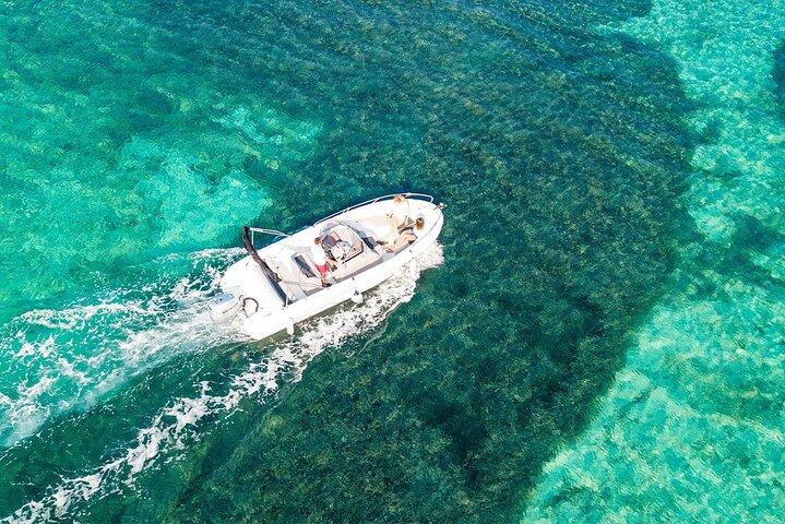 Motoscafo privato per Illot Gabriel, Coin de mire e Flat Island
