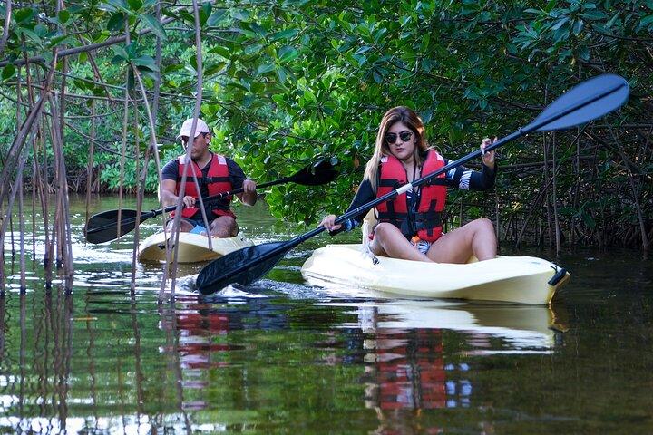 Kajakpaddling i Cancun