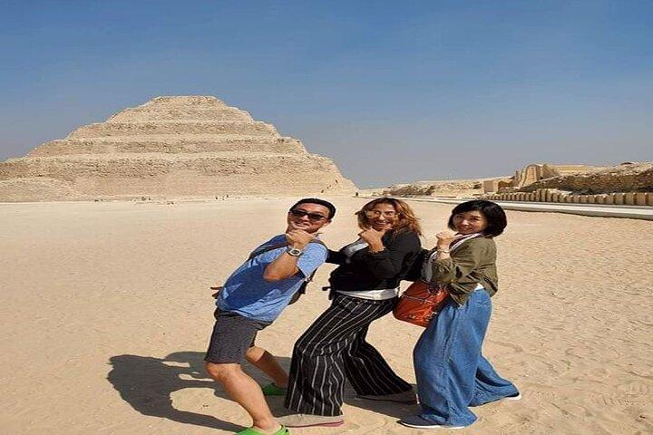 Best Day Tour naar de piramides van Giza, Saqqara, Memphis vanuit Caïro