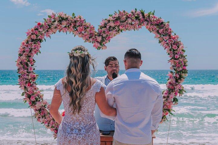結婚式の目的地ブラジル プラヤでの結婚 象徴的な結婚式 誓いを更新する