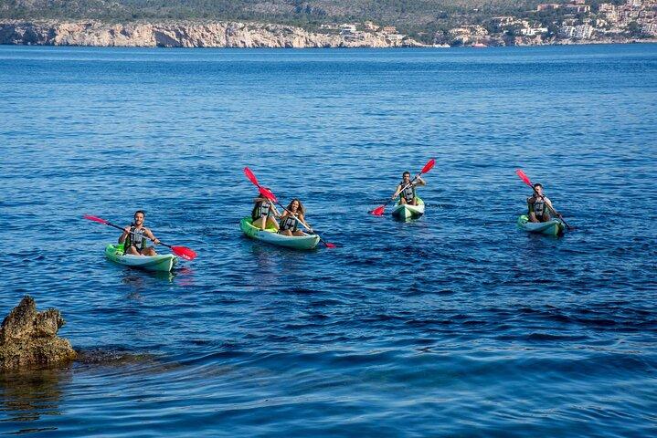 Passeio de caiaque para as Ilhas de Malgrat saindo de Santa Ponsa