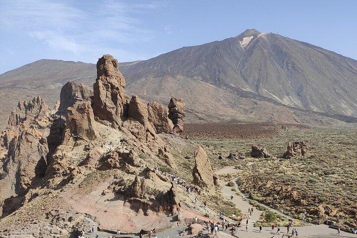 Tour guidato di un'intera giornata in autobus Cabrio intorno al Teide (SOLO SUD)