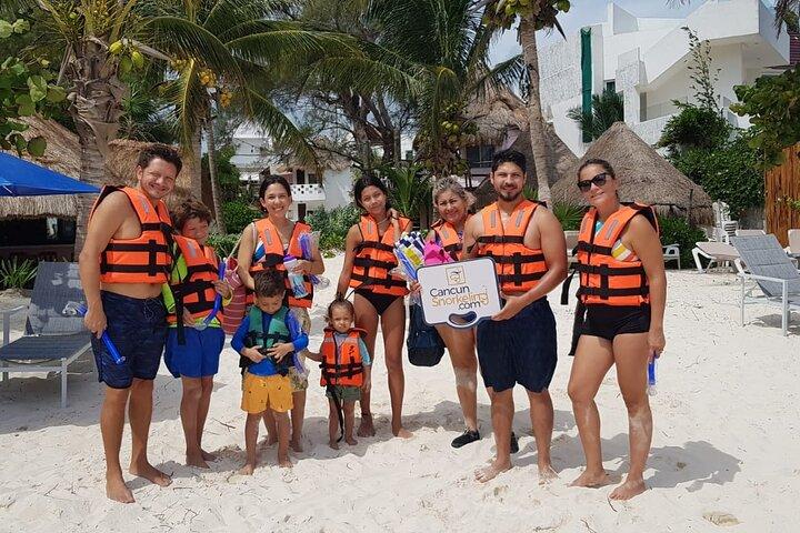 Snorkeling tour Express em Cancun com guia certificado