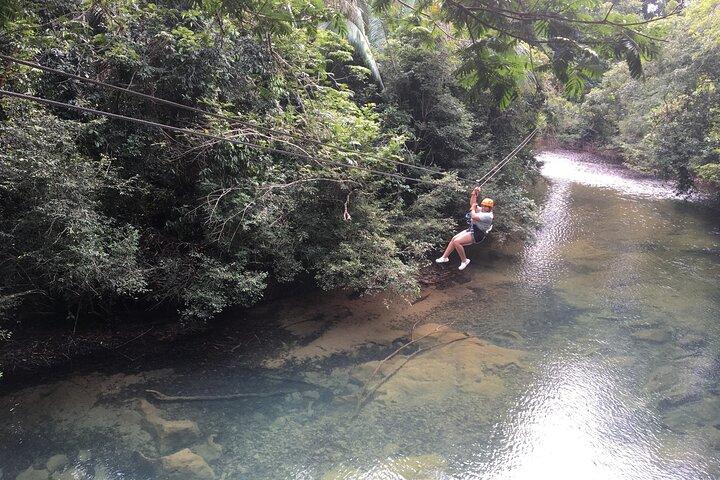 Jungle Zip-line eventyr fra Belize City