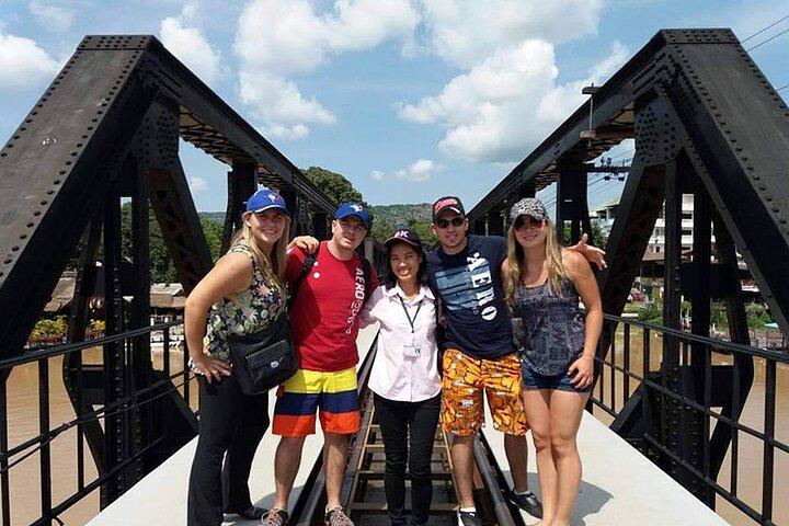 Erawan Waterfall and Kanchanaburi Private Tour [Optional Luxury]