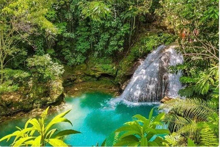 Halbtägige Tour zu den Dunn's River Falls und dem Blue Hole in Ocho Rios