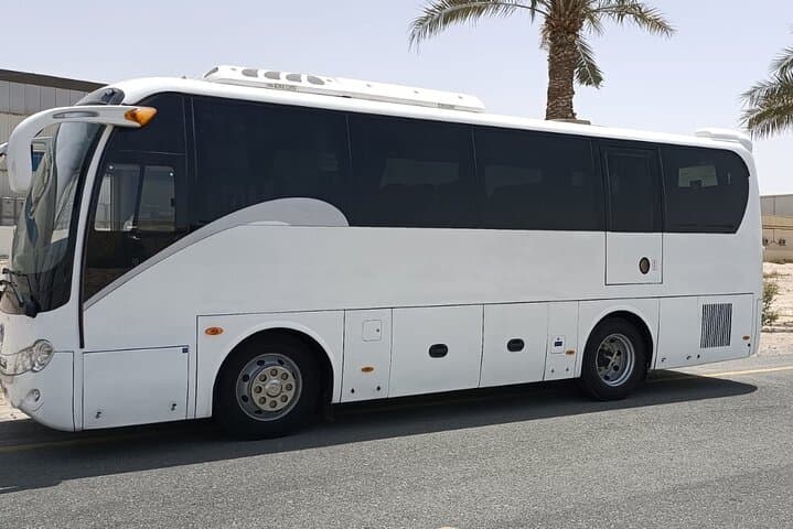 Passengers transport in rented buses, Airport pick up or drop