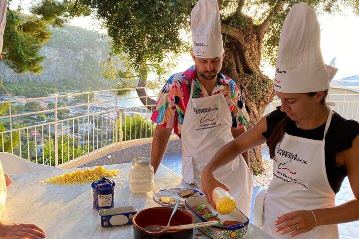 Sorrento: Kochen wie ein Einheimischer mit atemberaubendem Meerblick