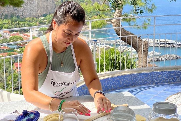 Sorrento: Kochen wie ein Einheimischer mit atemberaubendem Meerblick
