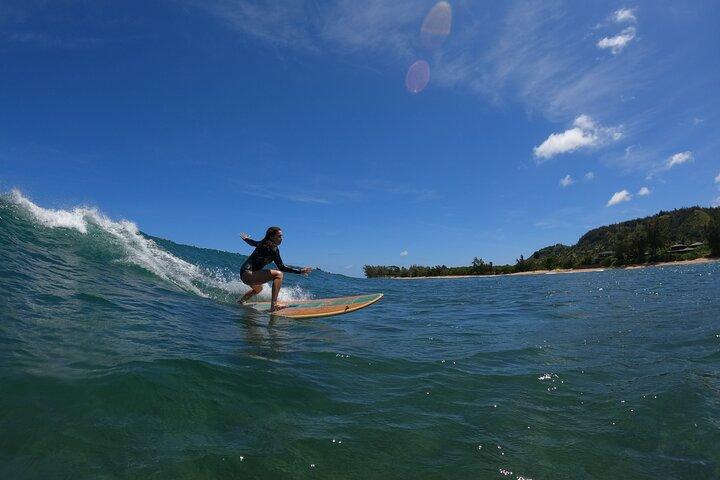Surfles voor beginners in North Shore, Oahu