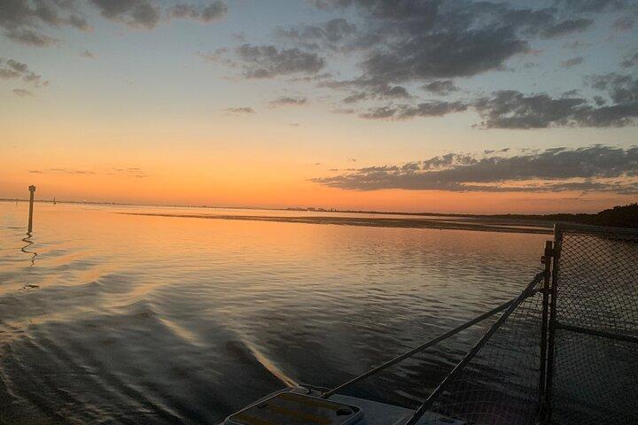 Vela ao pôr do sol no sudoeste da Flórida