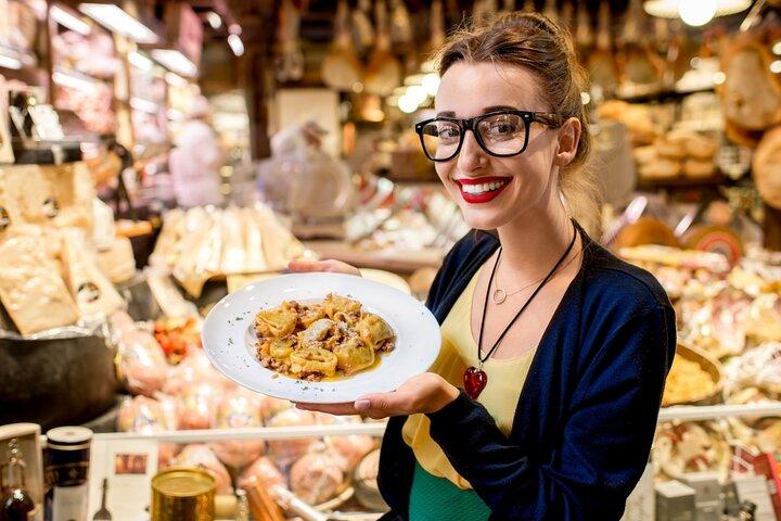 De Florence: visite privée d'une journée à Bologne avec déjeuner typique