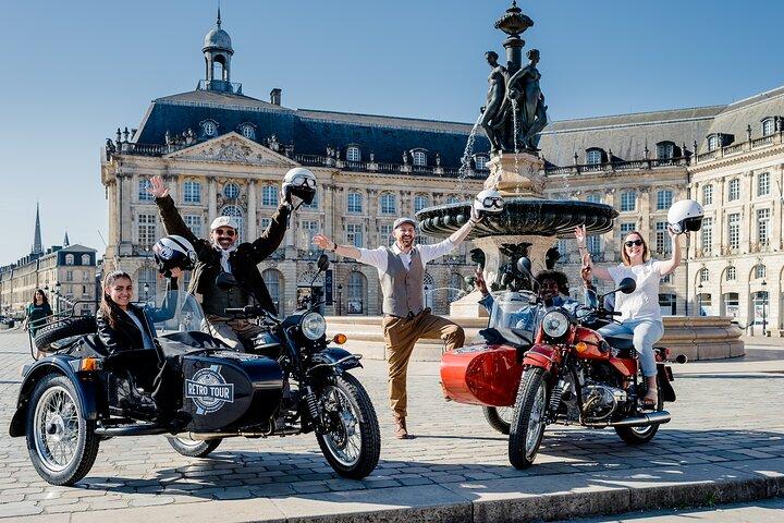 Bordeaux på 3 timer med smagninger, i en privat sidevogn