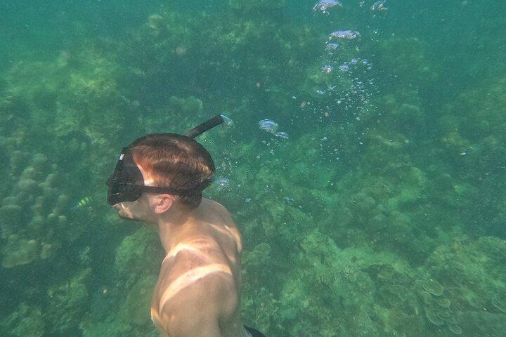 Excursion d'une journée aux 7 îles Phi Phi au départ de Phi Phi en bateau à longue queue