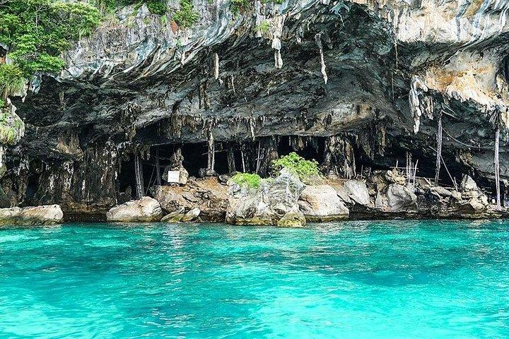 Excursion d'une demi-journée autour des îles Phi Phi en bateau privé à longue queue depuis Phi Phi