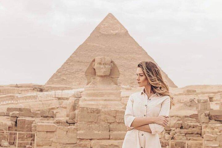 Caire: Pyramides et musée en visite privée, sans frais cachés.