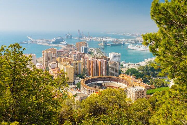 Tour privato di mezza giornata in taxi al centro storico di Malaga