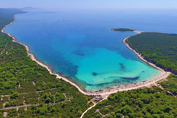 Zadar naar Sakarun Beach Tour, Schipbreukduik & Tunnel - 4,5 uur