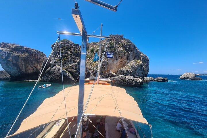 "Träumerische Kreuzfahrt"Tägliche Kreuzfahrt vom Hafen von Argostoli mit einem traditionellen griechischen Boot