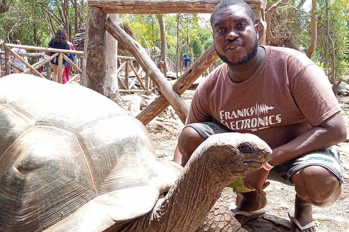 La Città di Pietra e l'isola della prigione da Zanzibar