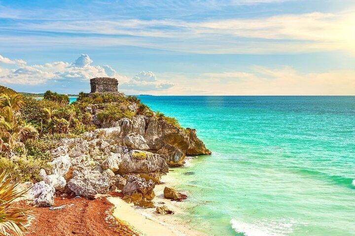 Tulum Coba Cenote og Playa del Carmen Tour (4 i 1)