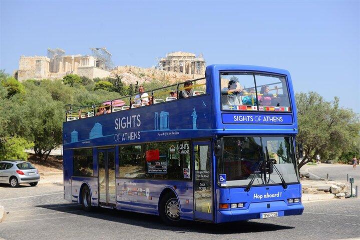 Aten Combo Ticket: Heldagskryssning och Hop on Hop off-buss