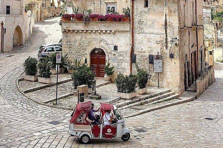Panorama privat tur i Ape Calessino i Sassi of Matera