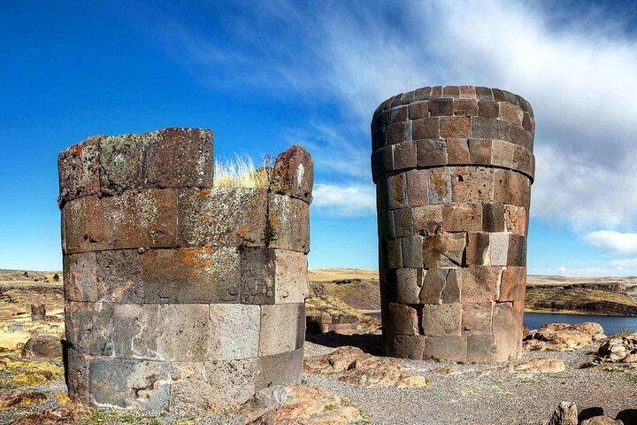 Tour di un'intera giornata di Uros, Taquile e Sillustani da Puno