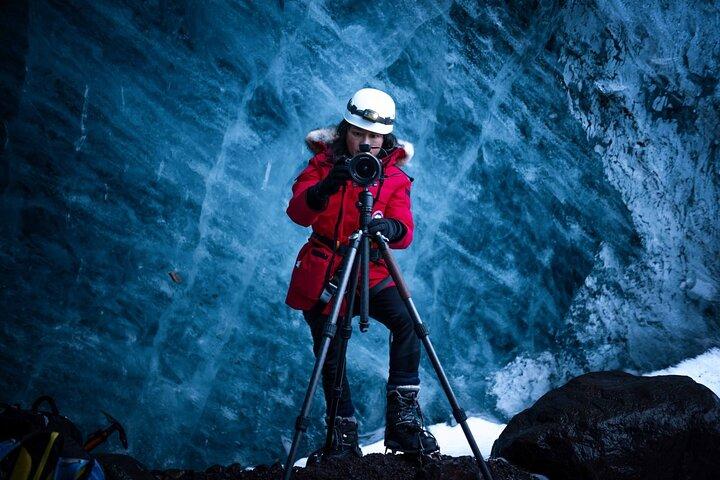 Tour fotográfico privado de la cueva de hielo