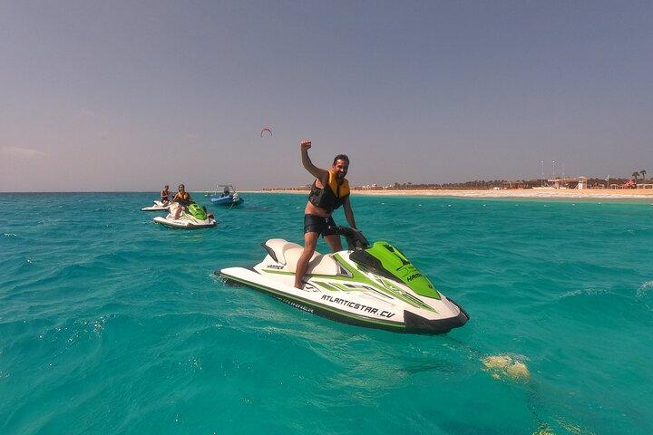 Aventura en moto de agua en la isla de Sal - Cabo Verde