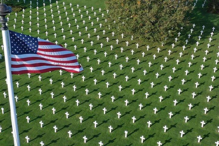 Normandië, Omaha Beach en Amerikaanse begraafplaats Volledige dag vanuit Parijs