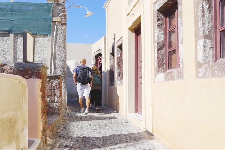 Santorini Island heldags sightseeingtur fra Rethymnon