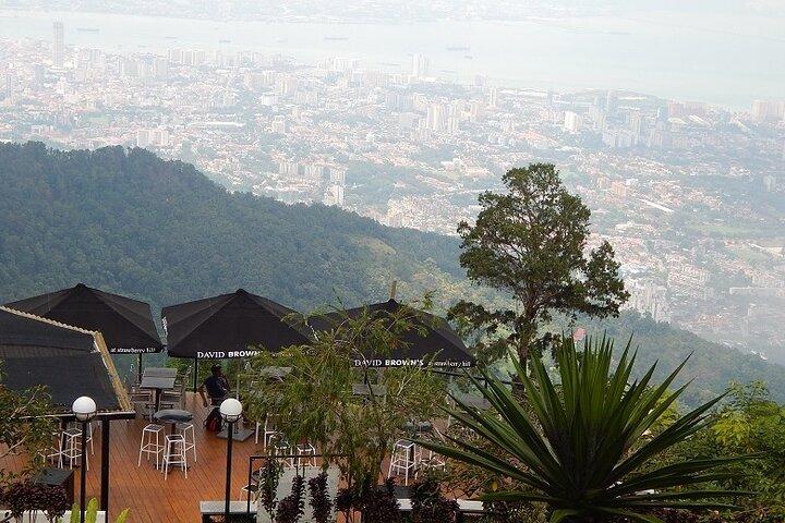 Middag på Penang Hill, herunder togtur