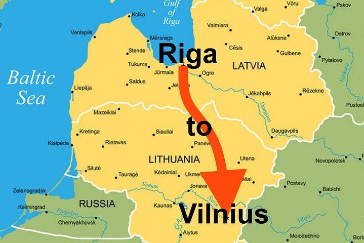 Riga till Vilnius - Sightseeingtransfer