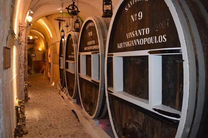 Clase de cocina y cata de vinos en Santorini