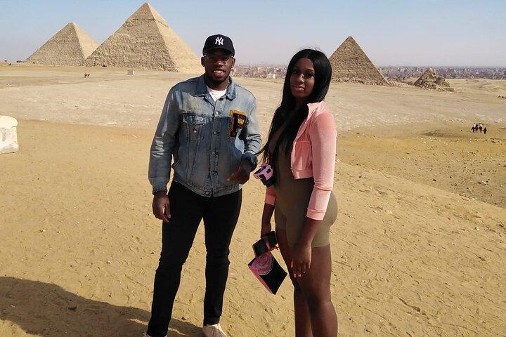 4-uur durende Giza Pyramids Tours, Sphinx, lunch en kameelrijden